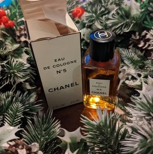 Vintage Chanel No 5 Eau De Cologne Splash 2 FL oz New